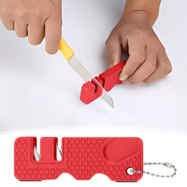 MiniOutdoorsKnifeSharpener™ - Rouge - Marie en plein air!