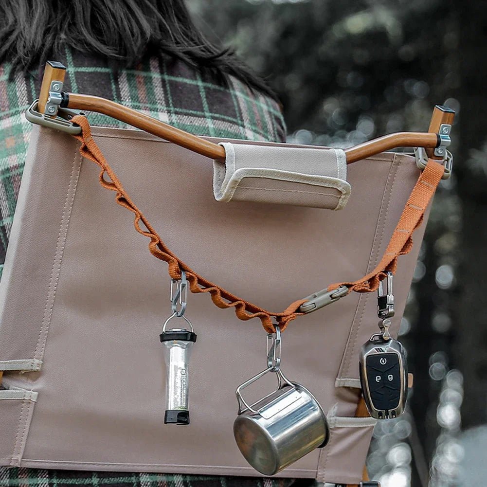 CampsiteStorageStrap™ - Khaki - Marie en plein air!