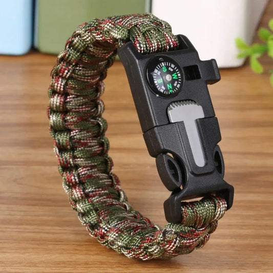 ParacordSurvivalBracelet™ - Camouflage - Marie en plein air!