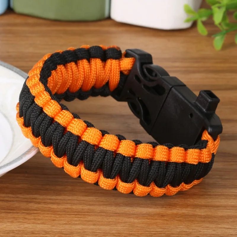 ParacordSurvivalBracelet™ - Orange - Marie en plein air!