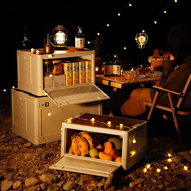 OutdoorCampingStorageBox™ - Blanc - Marie en plein air!