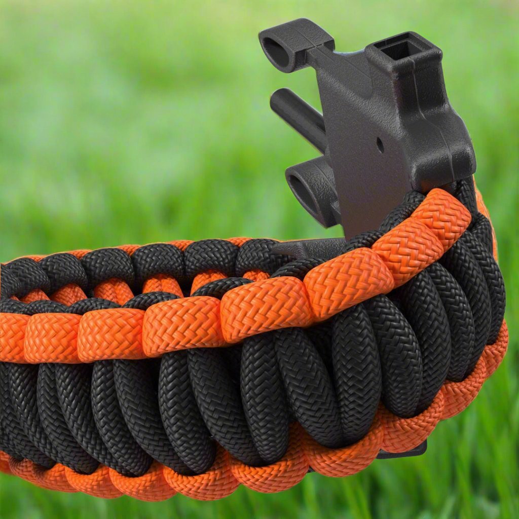 ParacordSurvivalBracelet™ - Orange - Marie en plein air!